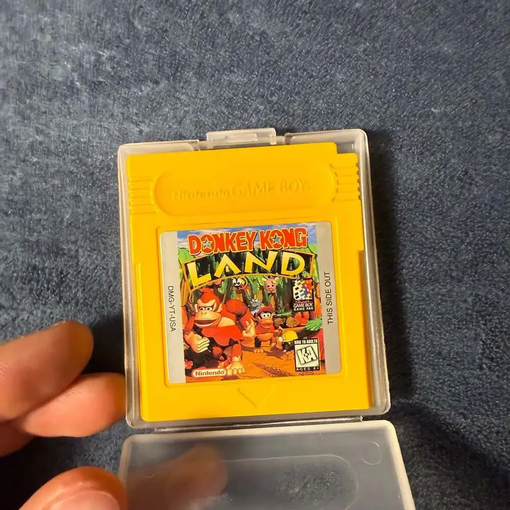 Donkey Kong Land Nintendo Game Boy Vintage Authentic Cartridge Platform Gameboy